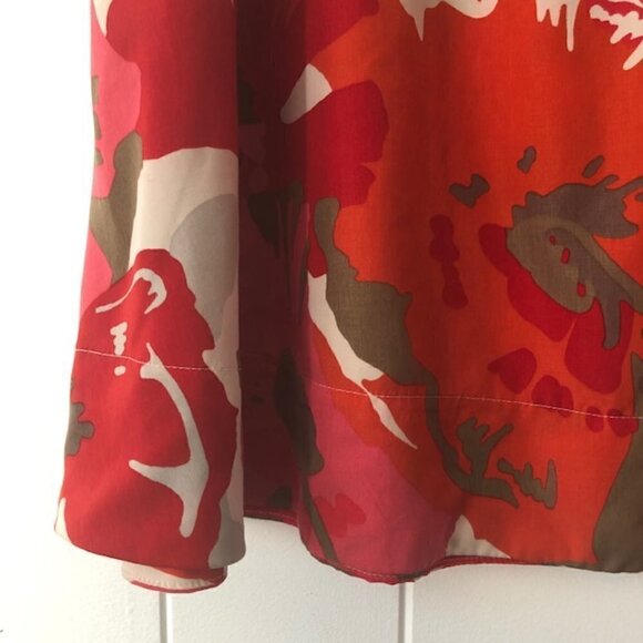 New York & Company Womens Floral Mini Skirt Size 14 - Picture 5 of 8